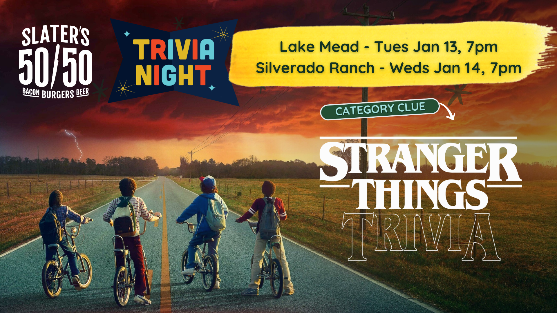 Stranger Things Trivia Night