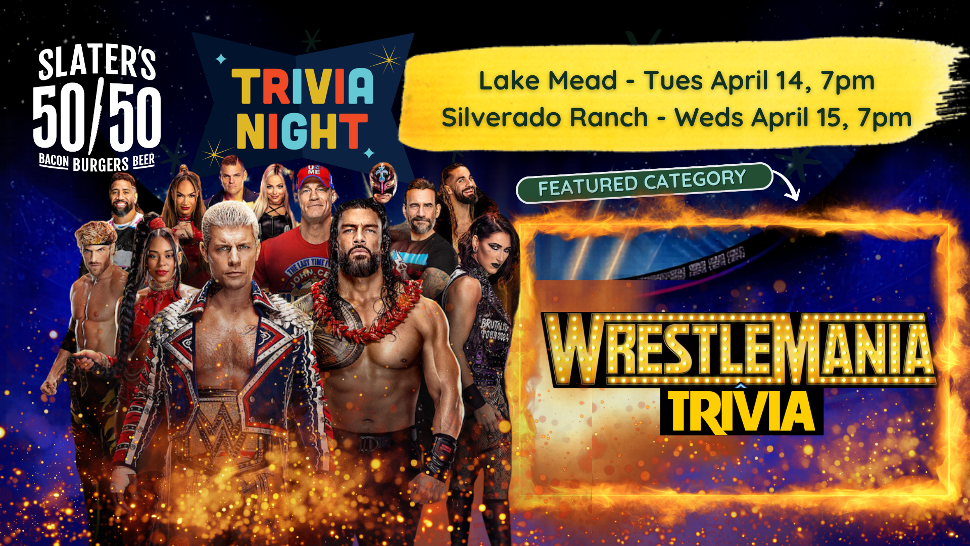 Wrestlemania Trivia Night