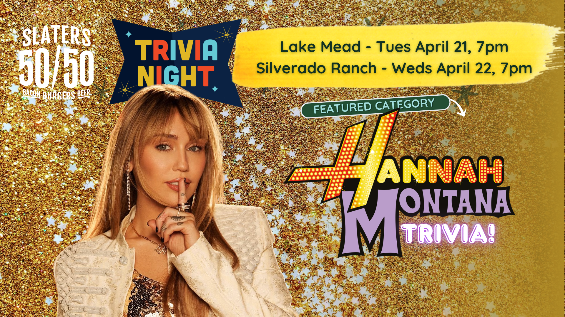 Hannah Montana Trivia Night Vegas April 21–22