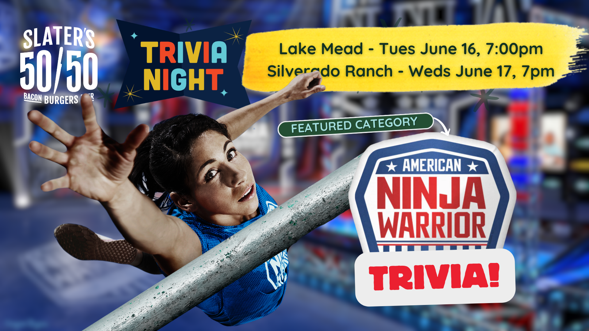 American Ninja Warrior Trivia Nights in Las Vegas 2026